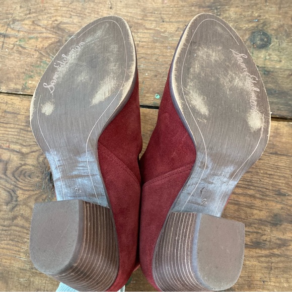 Sam Edelman Booties, size 7.5. Red/rust suede. - Picture 4 of 7